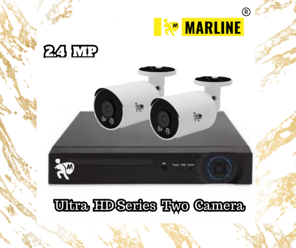 Marline 2.4MP || Ultra HD Series Combo || Full Time Colour || Audio || 2 - 10 Cams